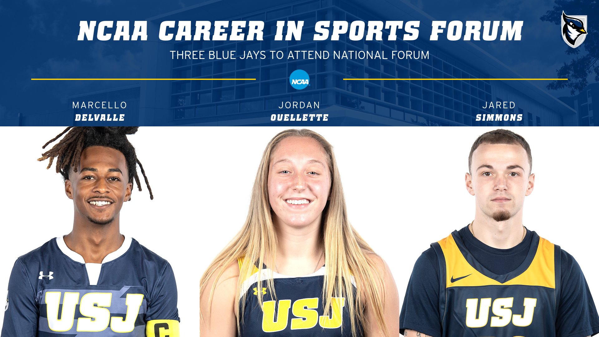 Delvalle, Ouellette, Simmons Selected To Attend NCAA Career In Sports Forum