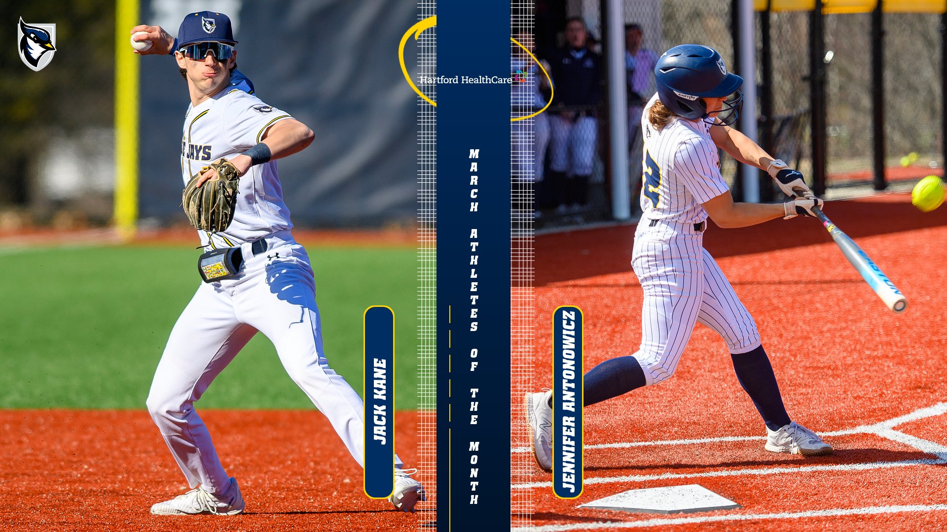 Kane, Antonowicz Named March HHC Athletes of the Month