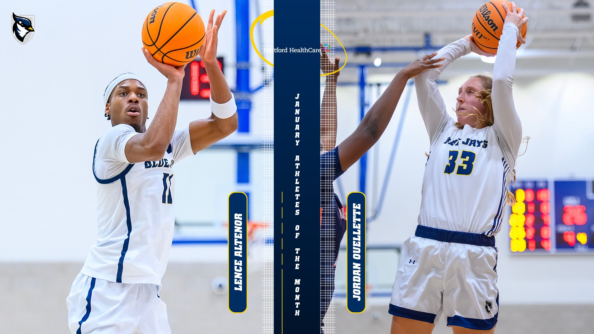 Altenor, Ouellette Named January HHC Athletes of the Month