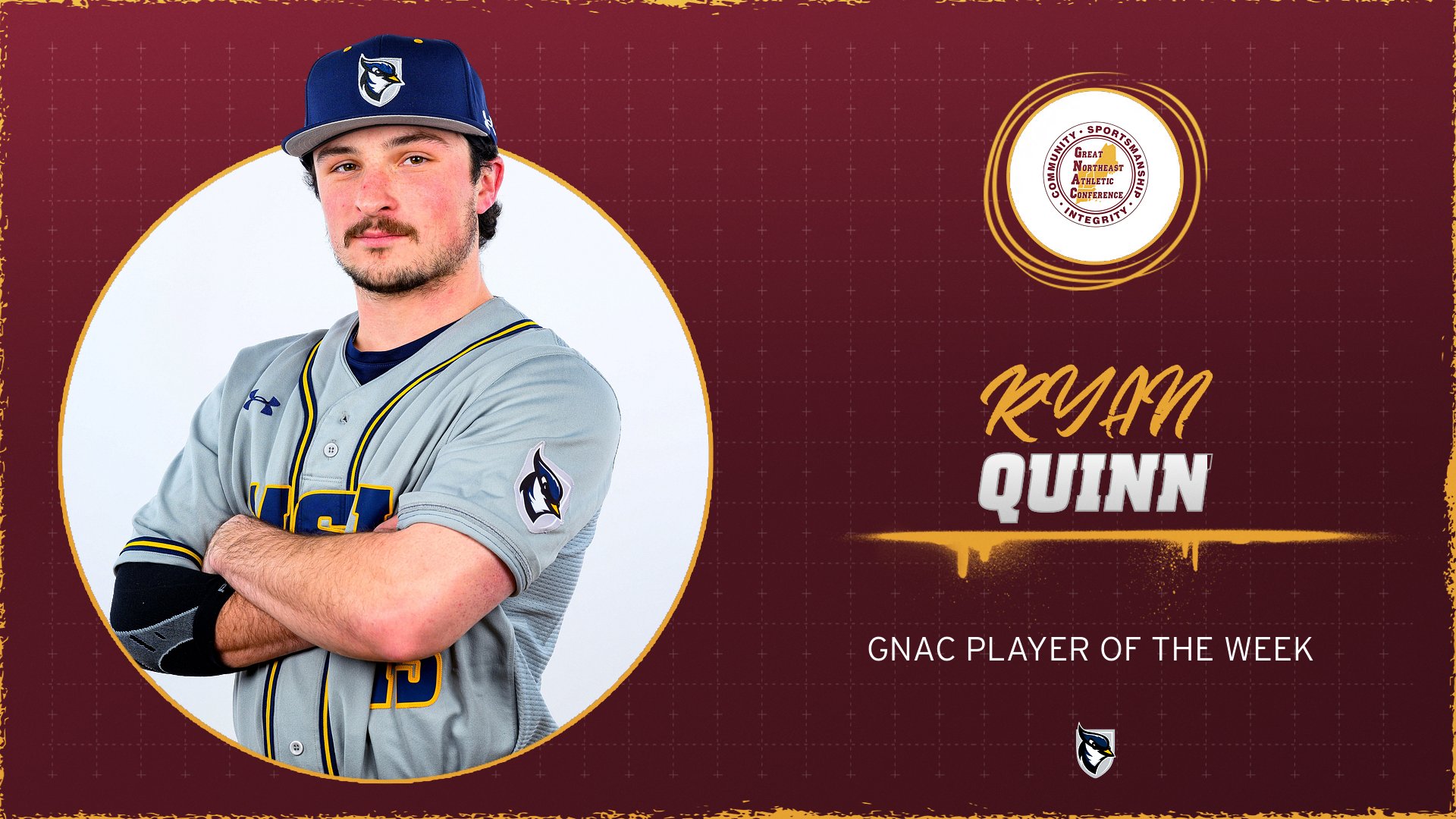 Quinn Named GNAC Baseball Player of the Week