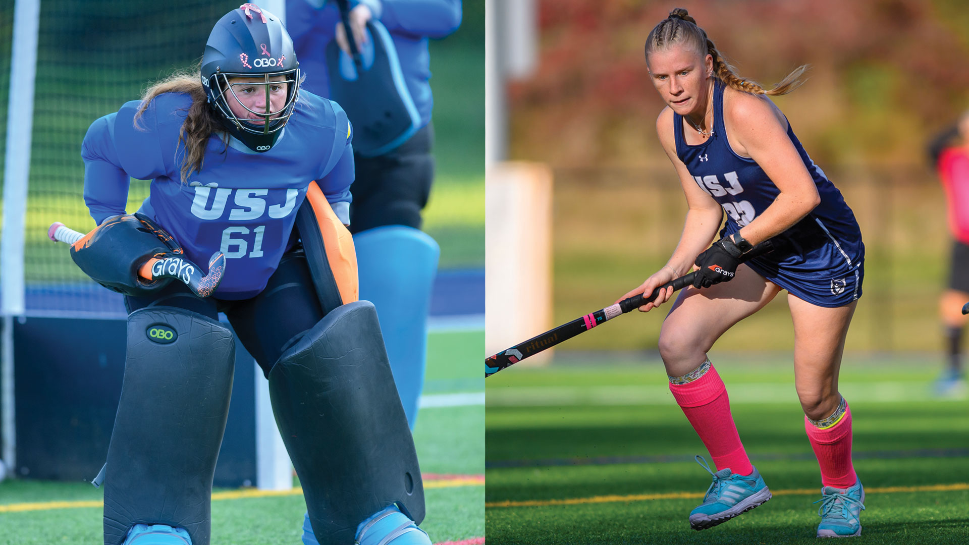 Delgado, Trudeau Collect GNAC Field Hockey Weekly Awards