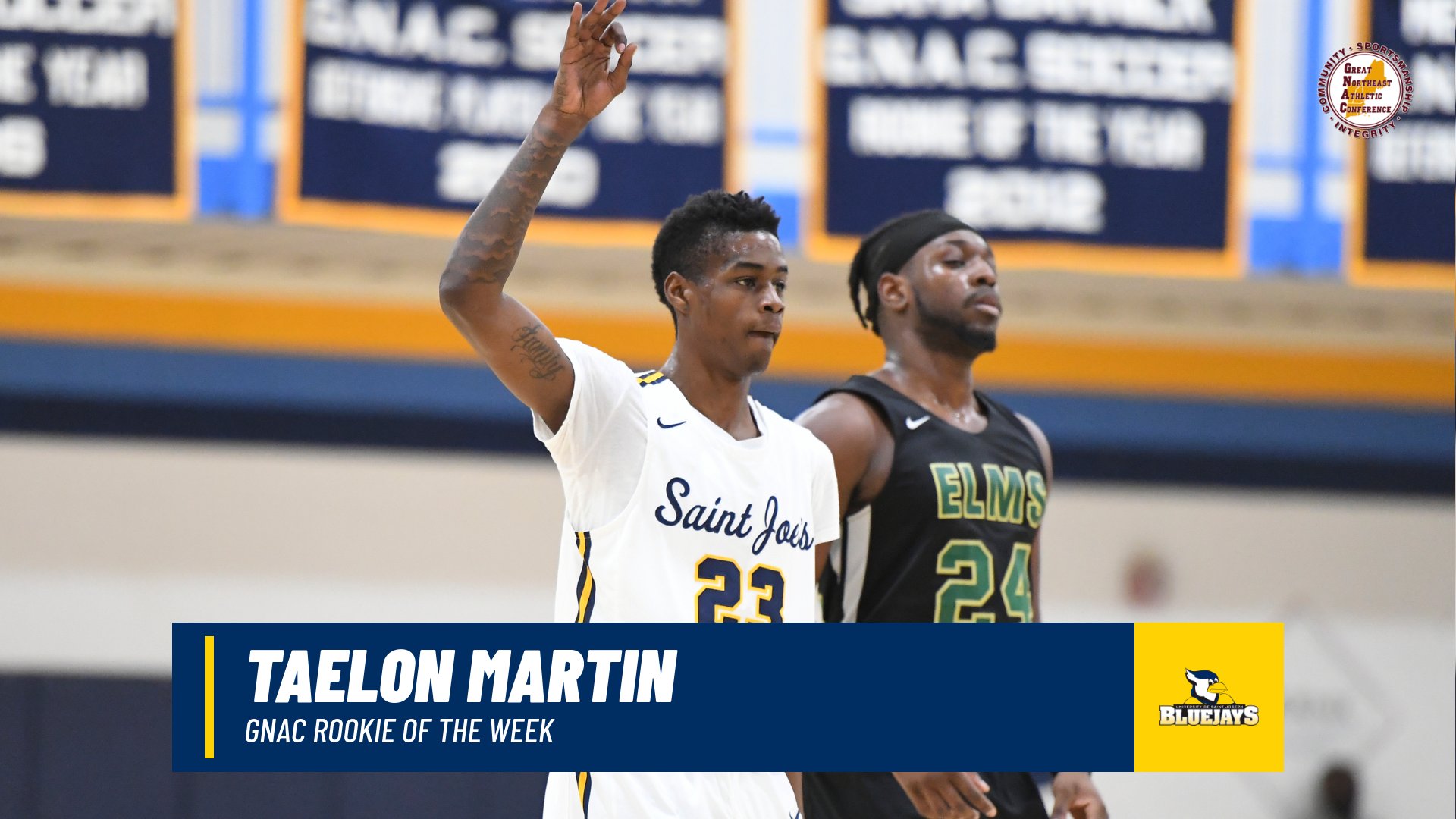 Martin Repeats As GNAC Rookie of the Week Winner