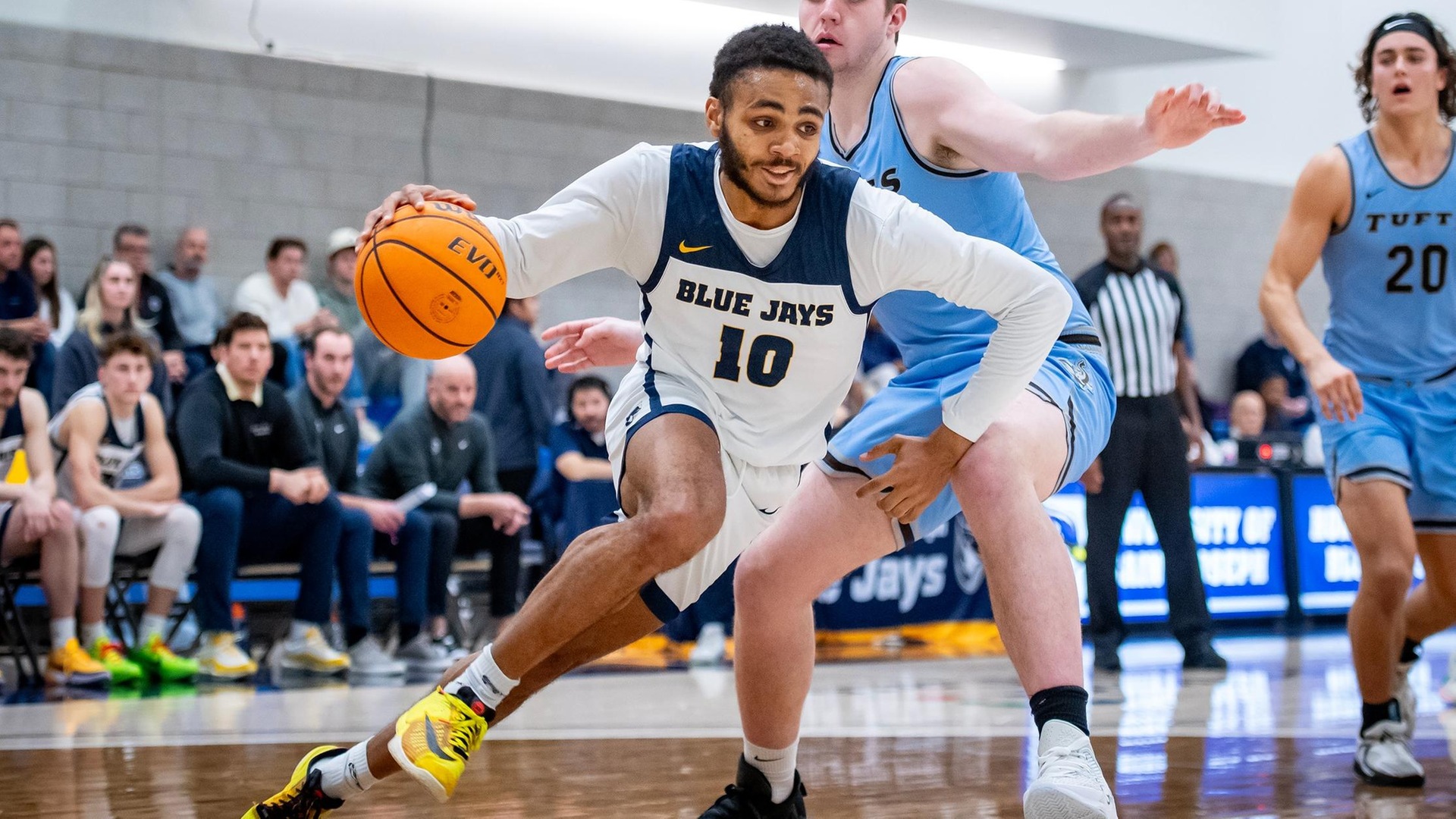 Men's Basketball Blows Past NEC in GNAC Home Opener Saturday, 81-56