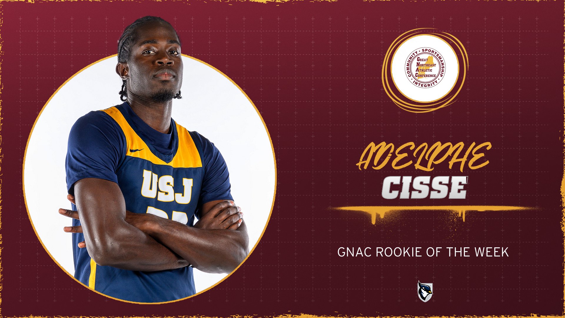 Cisse Named GNAC Men's Basketball Rookie of the Week