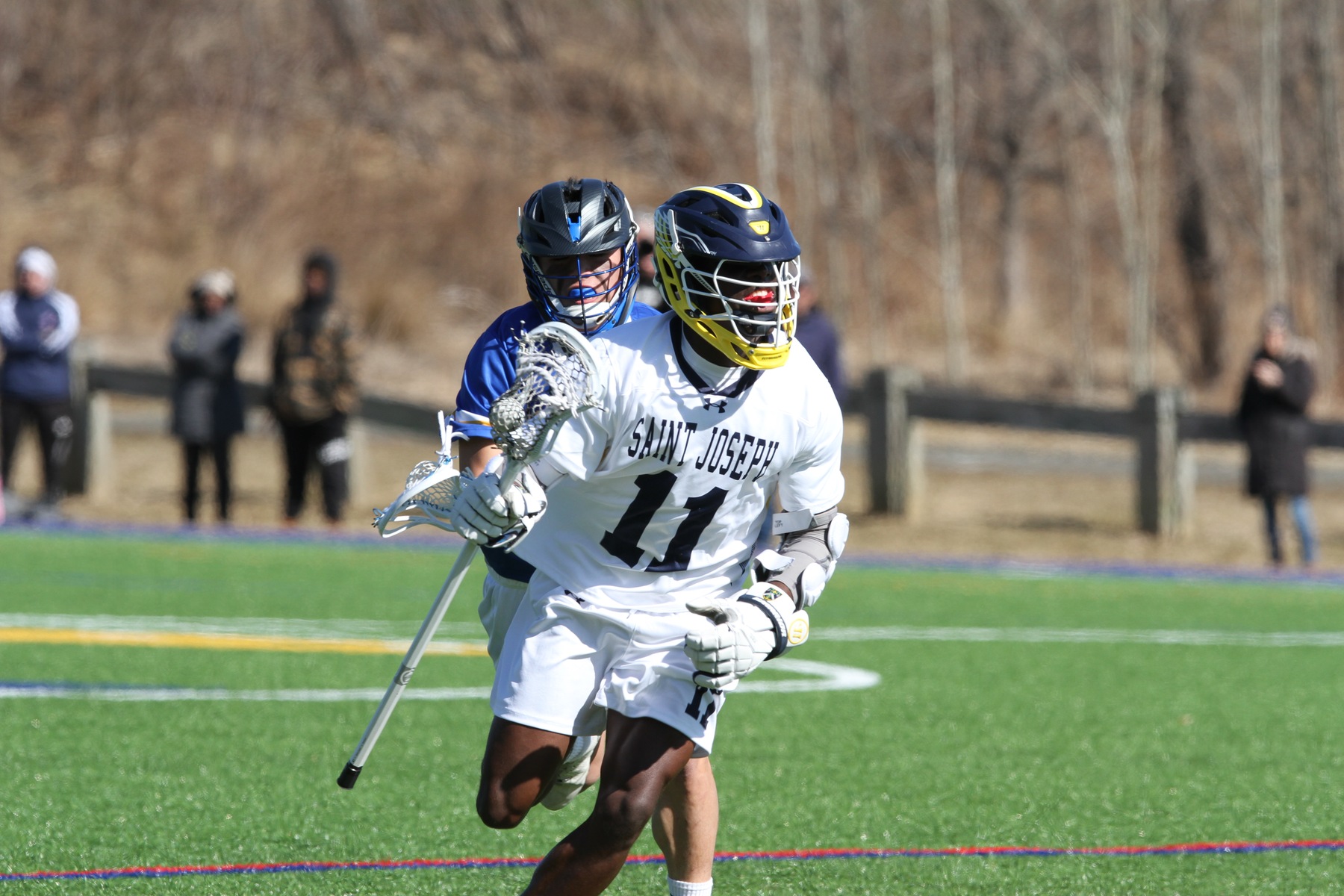 MLAX Fights, Falls Short In Program Opener