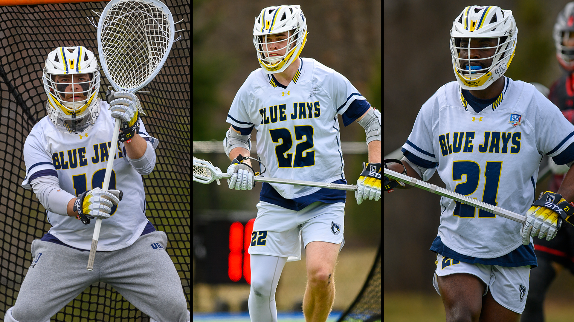 Three Blue Jays Land on Men's Lacrosse All-GNAC Teams