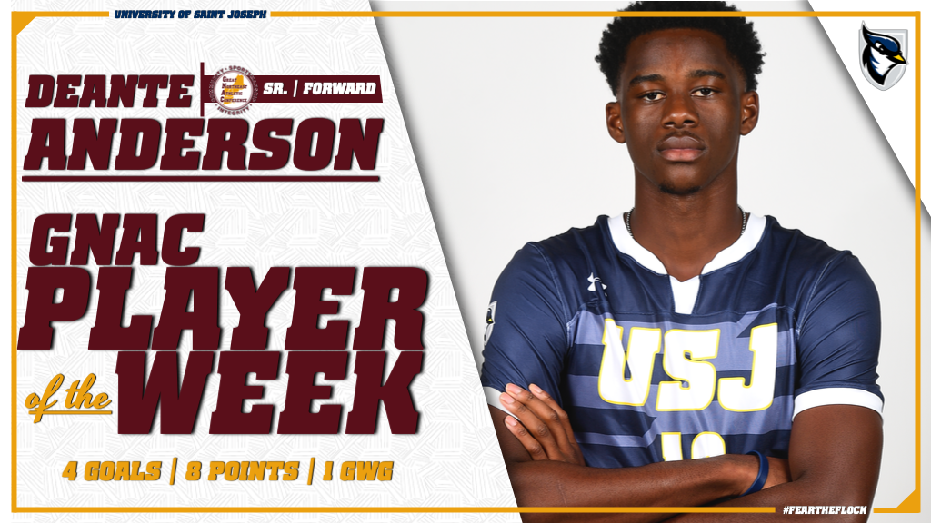 Anderson Named GNAC Men's Soccer Player Of The Week