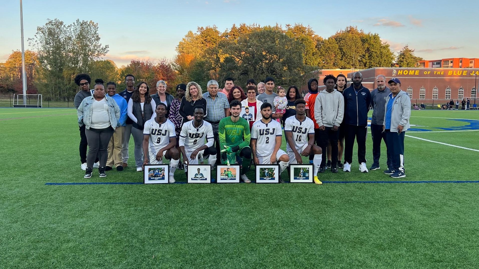 Men's Soccer Takes Down NEC, 4-0, During Senior Night