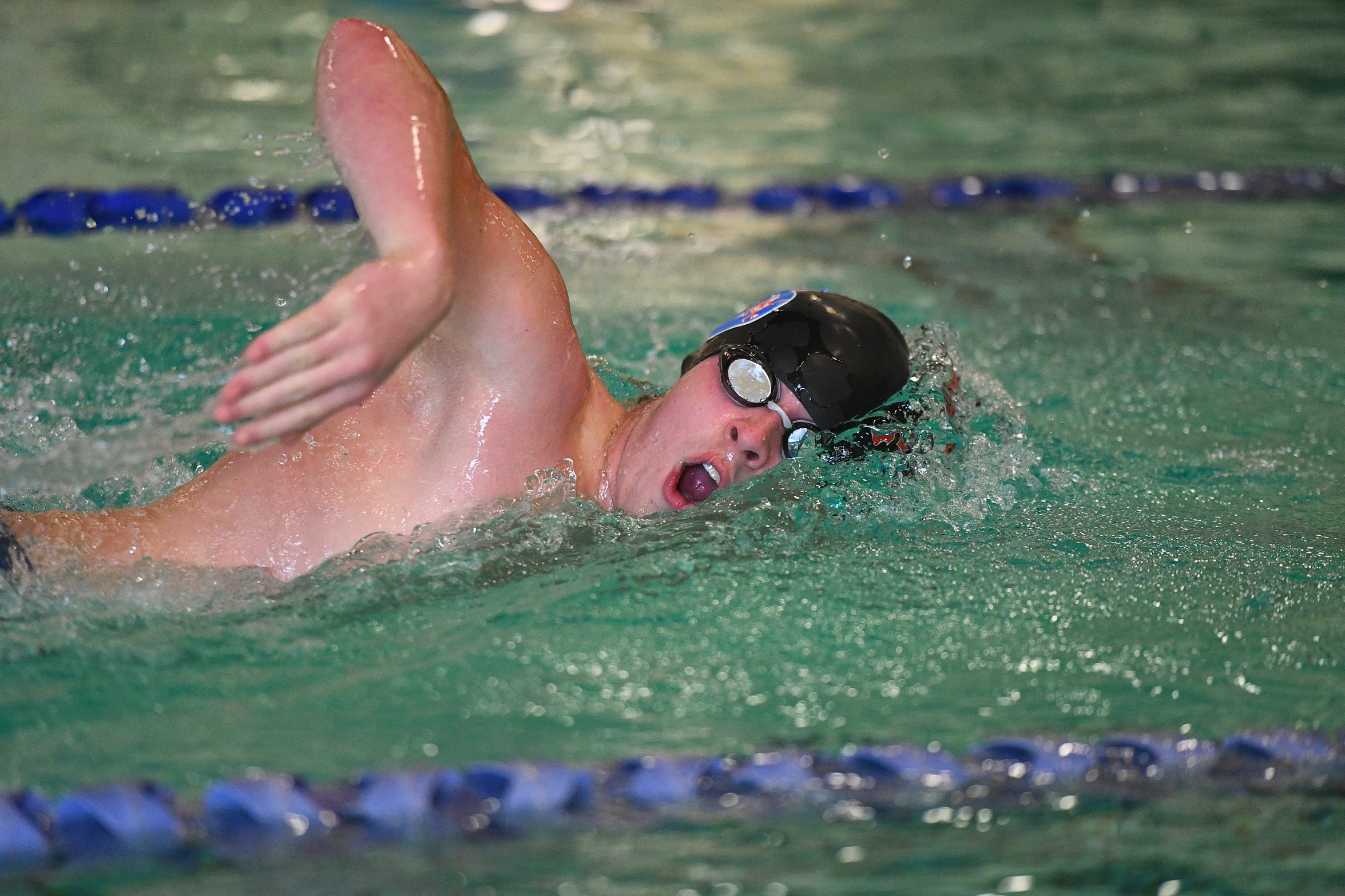 Men's Swim Takes Third At Roger Williams Invite Saturday