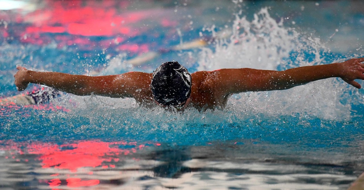 Men's Swim Locked In, Claims Double-Dual Meet Sweep Saturday