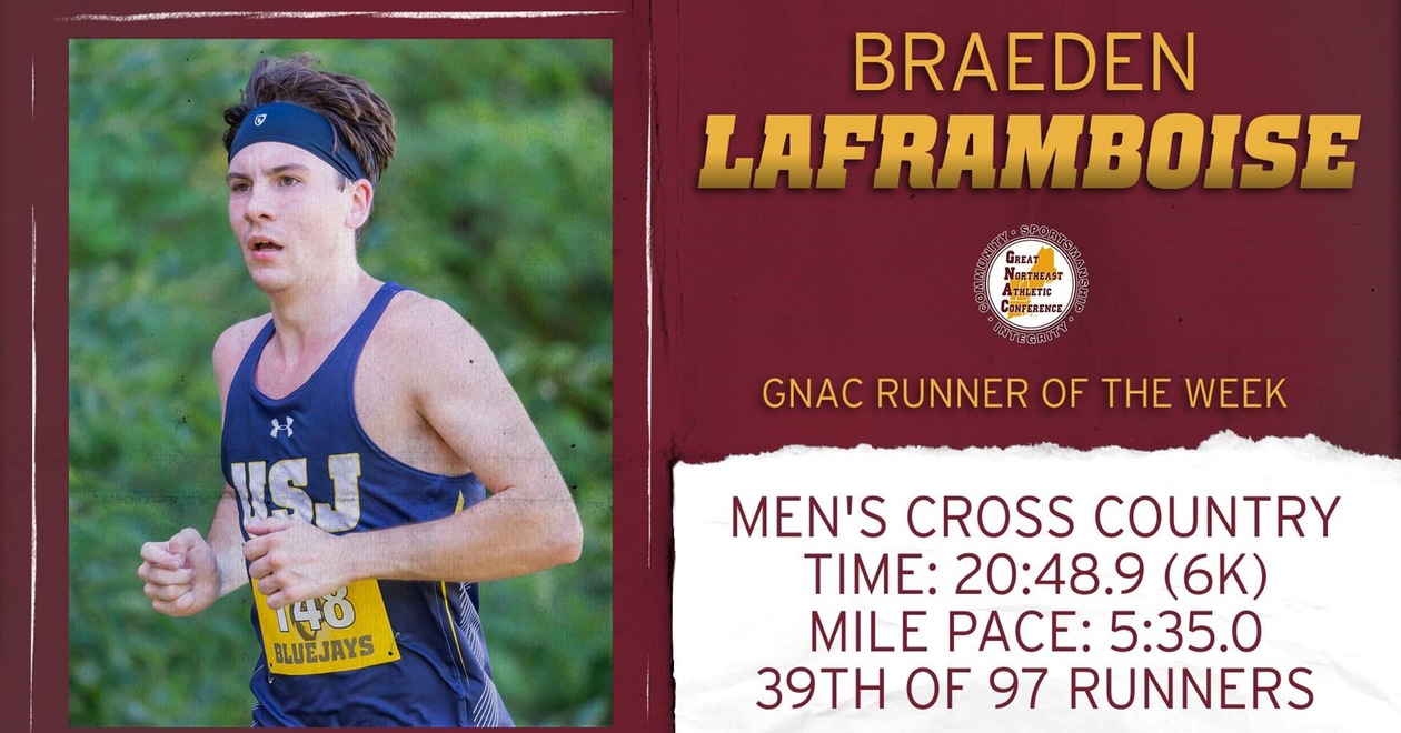 Laframboise Named GNAC Men's XC Runner Of The Week