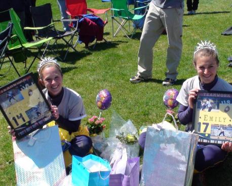 Seniors Go Out With Sweep of Rivier