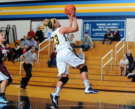Basketball Beats Bay Path, 77-49