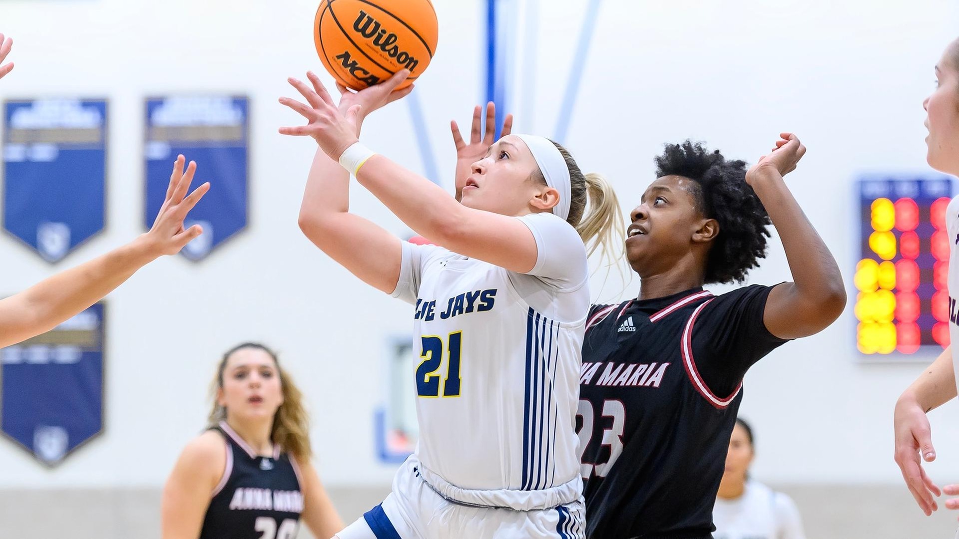 Blue Jays Tame AMCATS, 78-62, at Home Wednesday Night