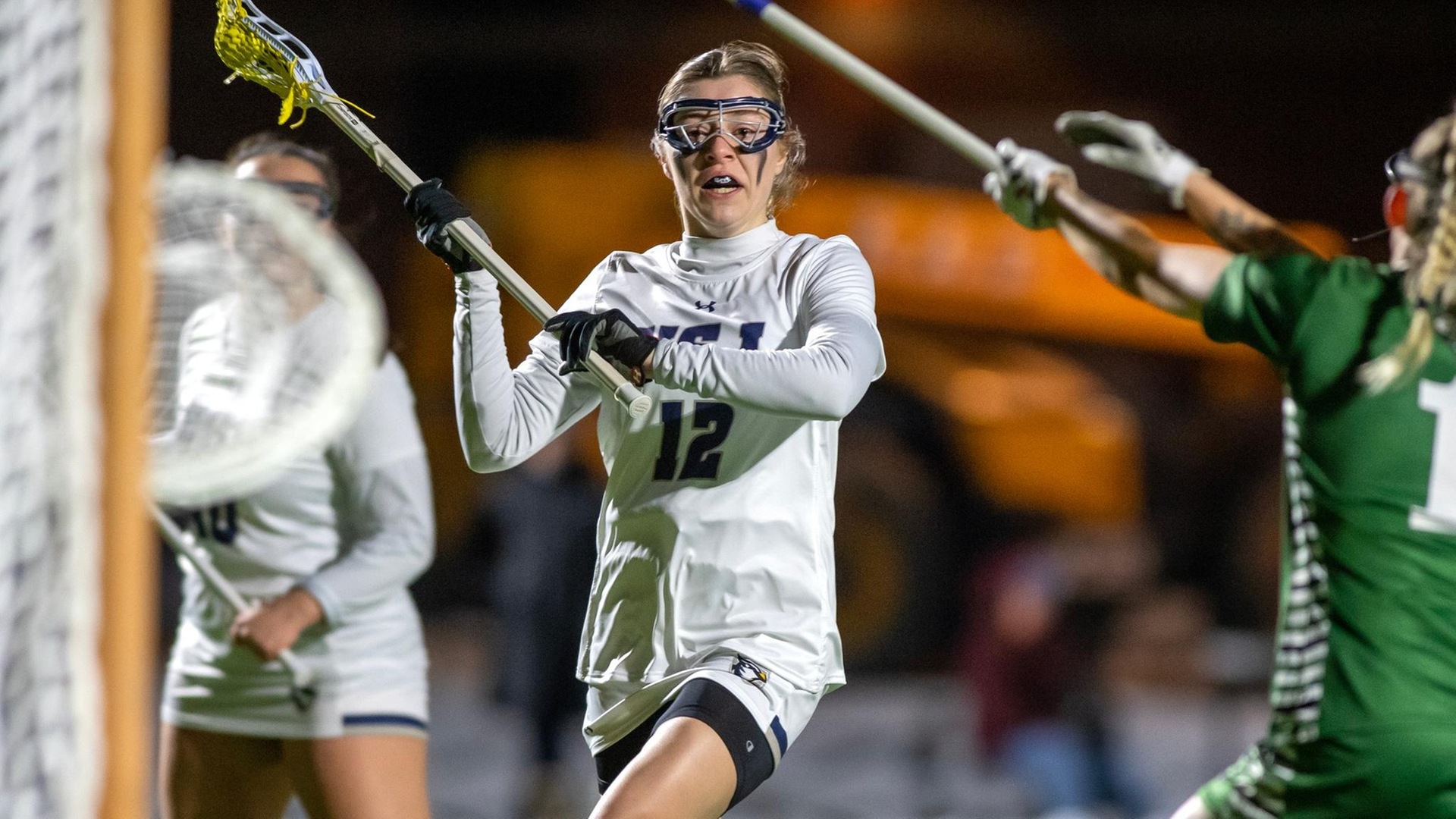 Women's Lacrosse Falls at Home to Regis, 11-9, in GNAC Play Saturday