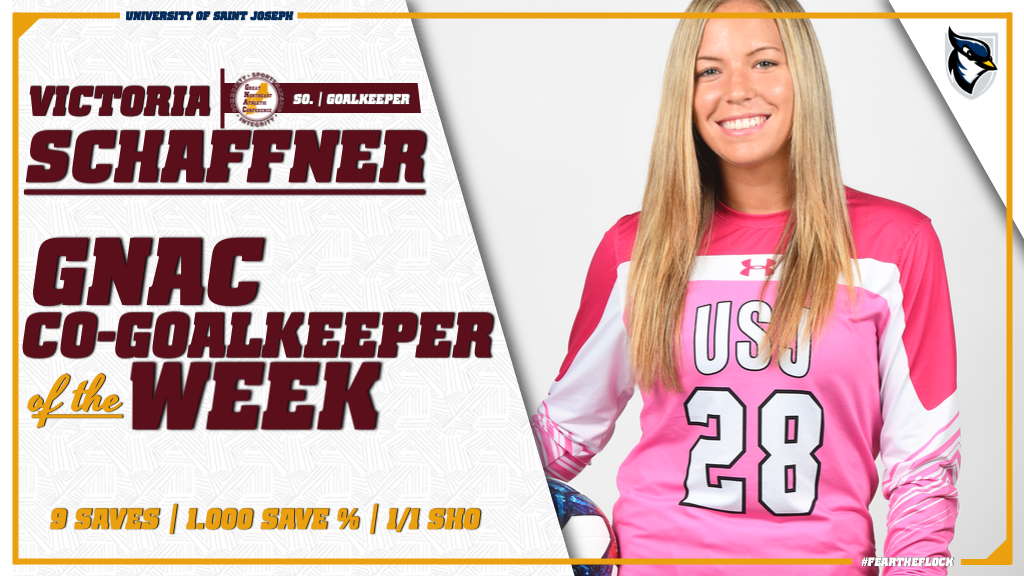 Schaffner Collects GNAC Co-Goalkeeper Of The Week Nod