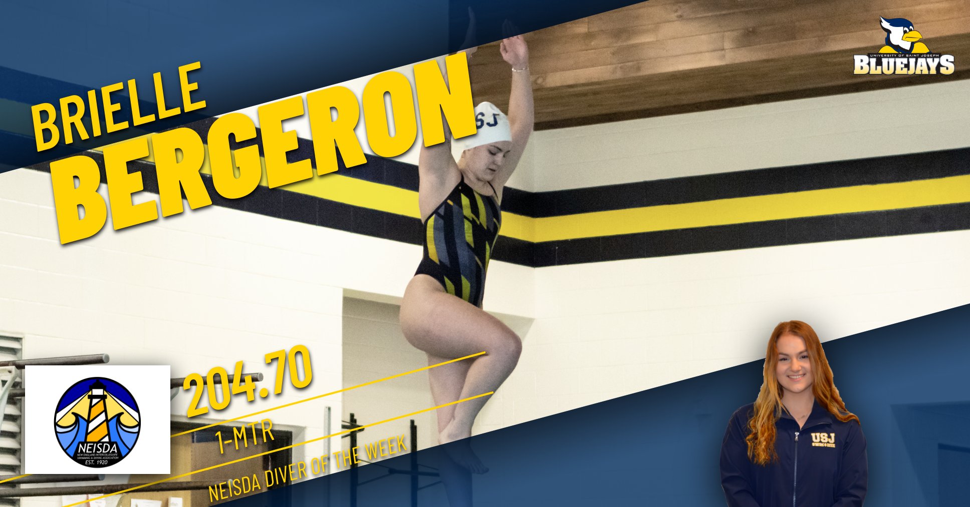 Bergeron Wins NEISDA Diver Of The Week Award