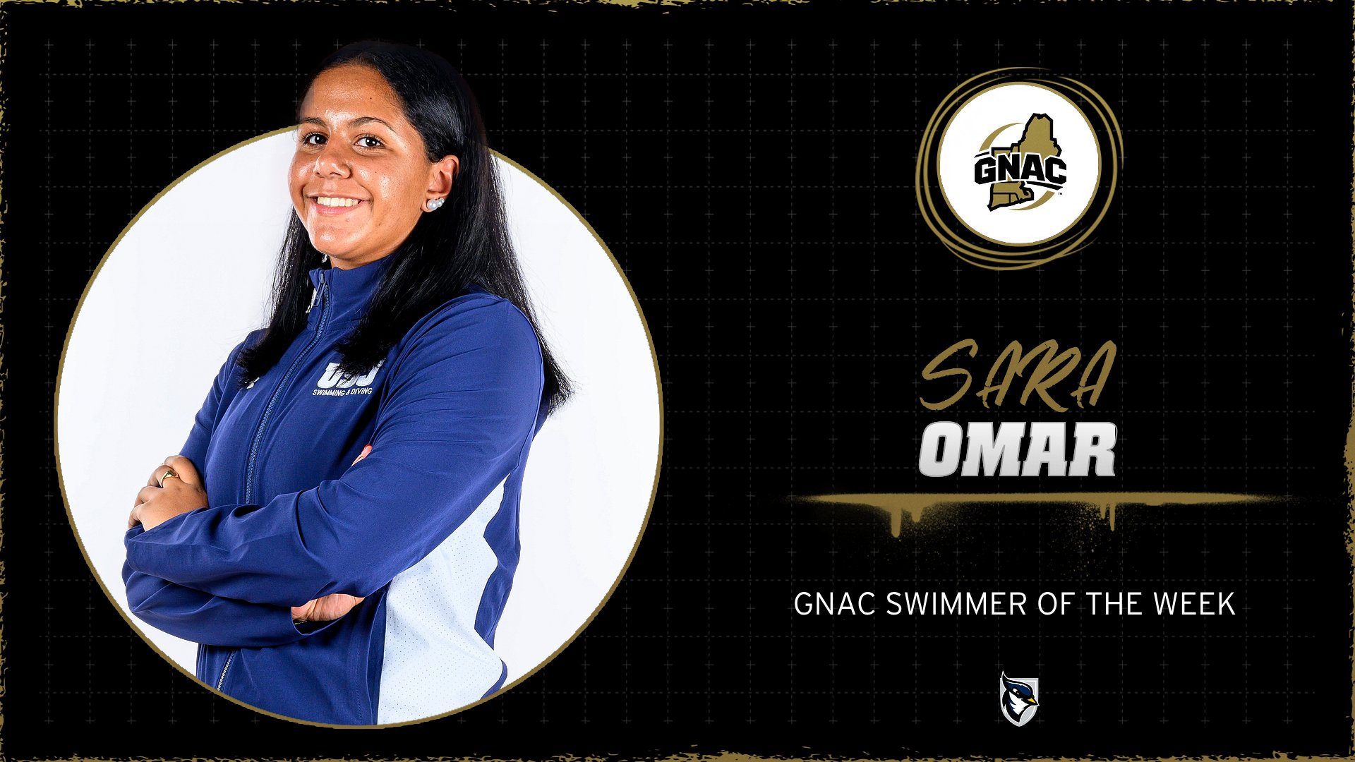 Omar Named GNAC Swimmer of the Week