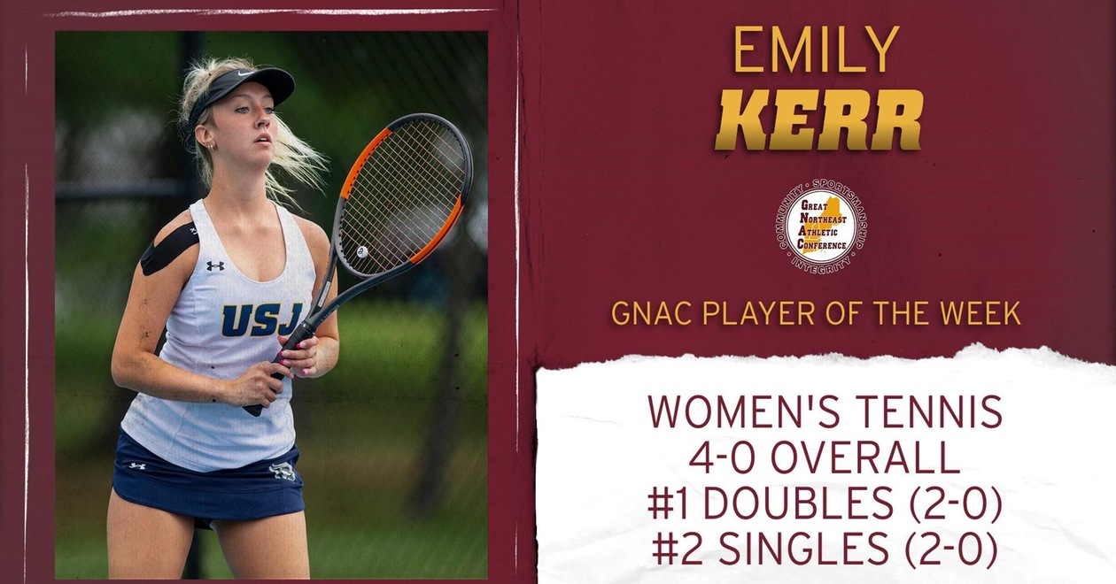 Kerr Named GNAC Women's Tennis Player Of The Week