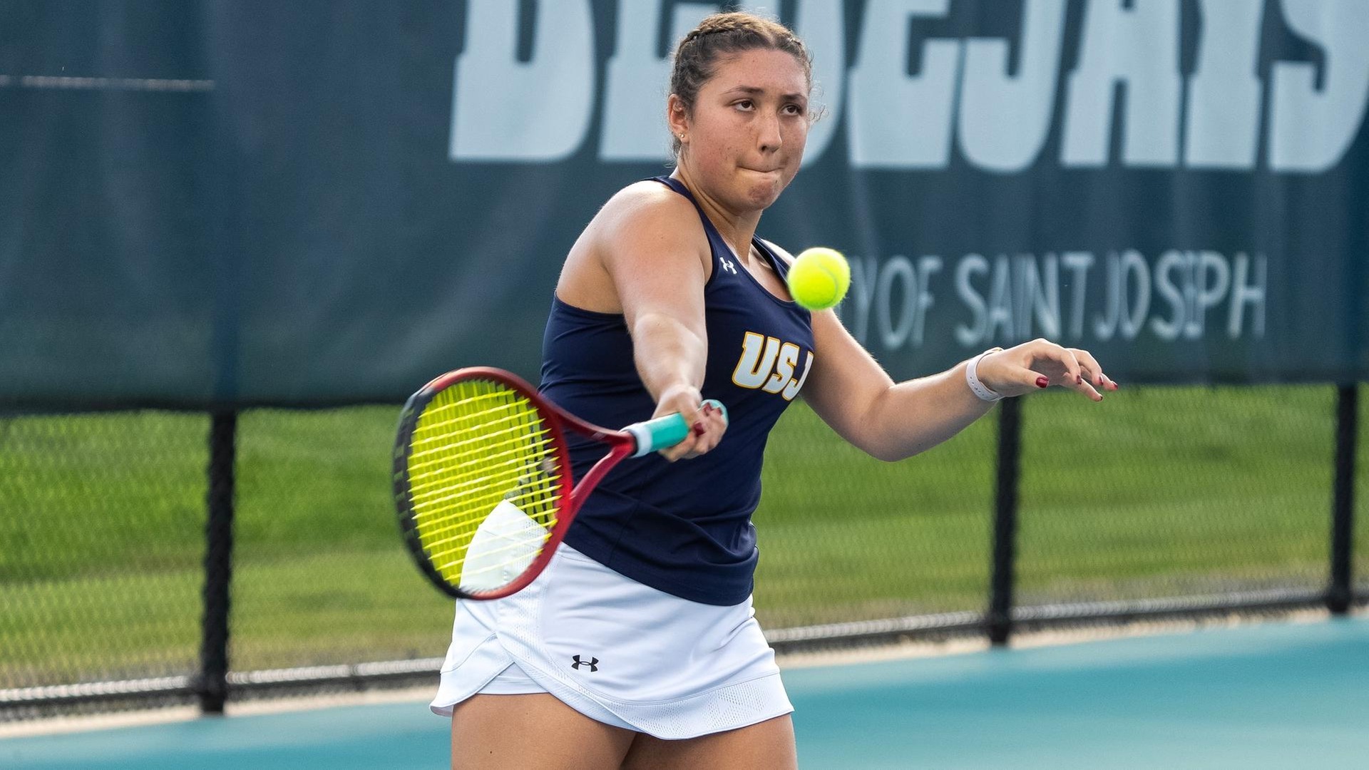 Women's Tennis Battles Strong, Falls at Home to Suffolk, 5-4