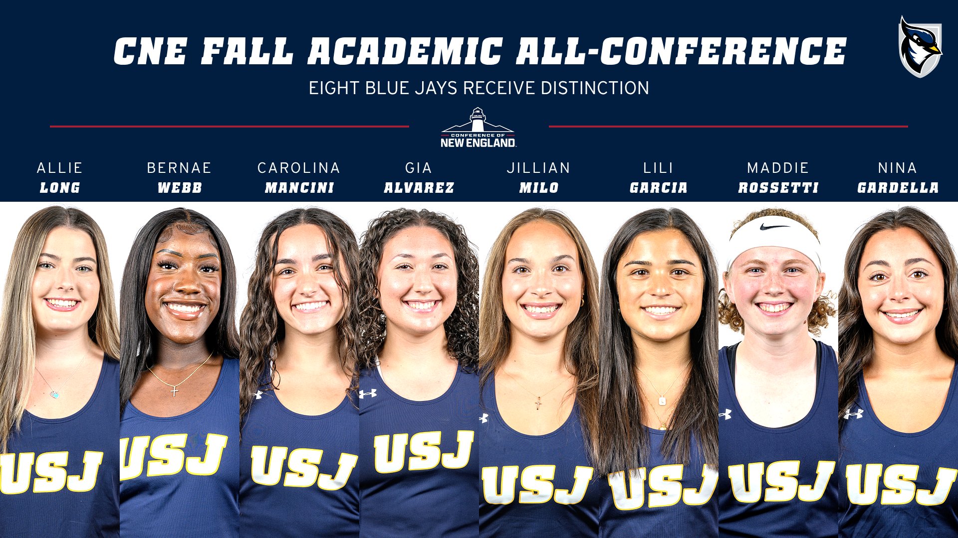 Women's Tennis Lands Eight on CNE Fall Academic All-Conference Team