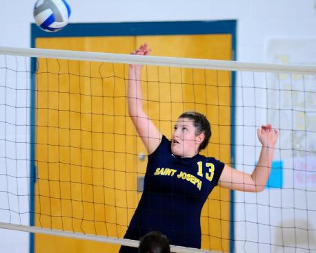 Volleyball Edged in Five by Mitchell