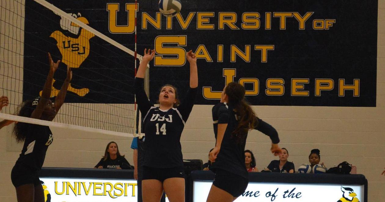 Volleyball Downs Pine Manor in Straight Sets Thursday