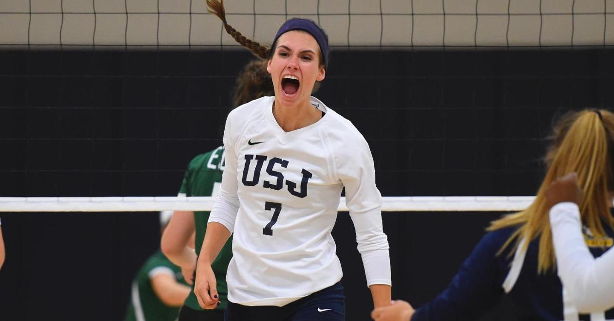 Volleyball Sweeps Norwich Monday Night, 3-0