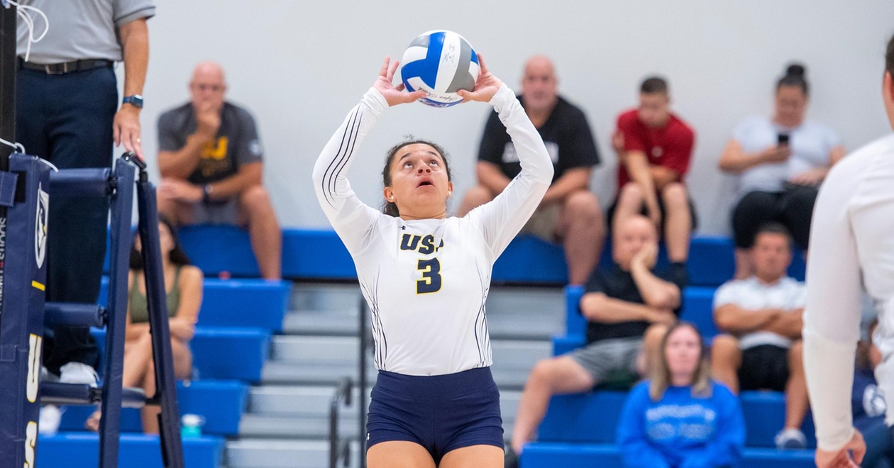 Volleyball Takes Down Bay Path In Straight Sets, 3-0