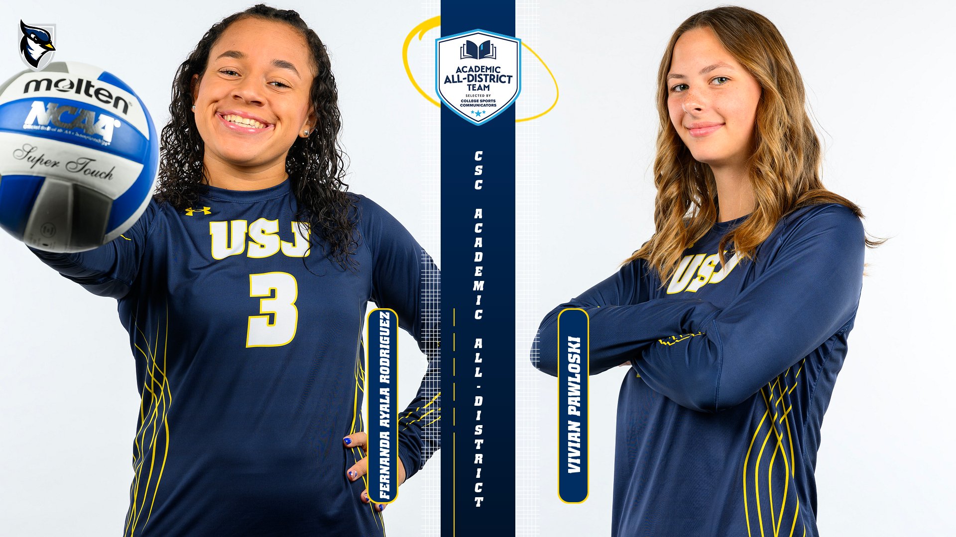 Ayala Rodriguez and Pawloski Named to CSC Academic All-District Team